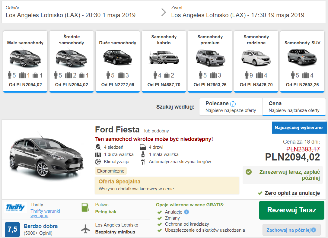 los angeles auto