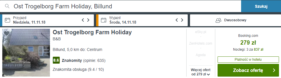 rezerwacja noclegów