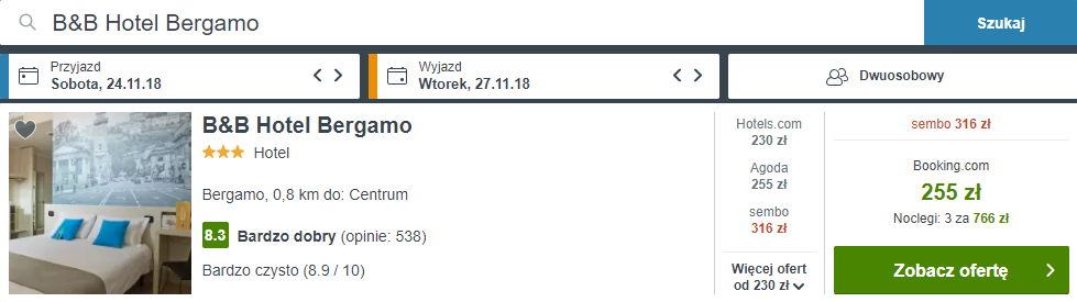 rezerwacja noclegów