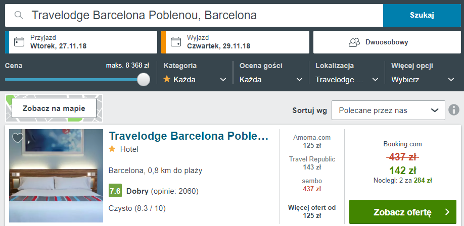 Barcelona noclegi