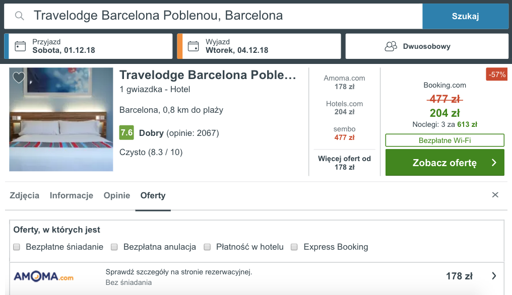 zarezerwuj hotel w barcelonie