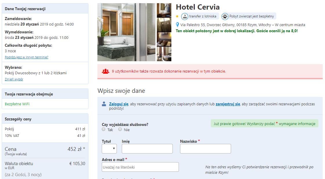 Rzym hotel