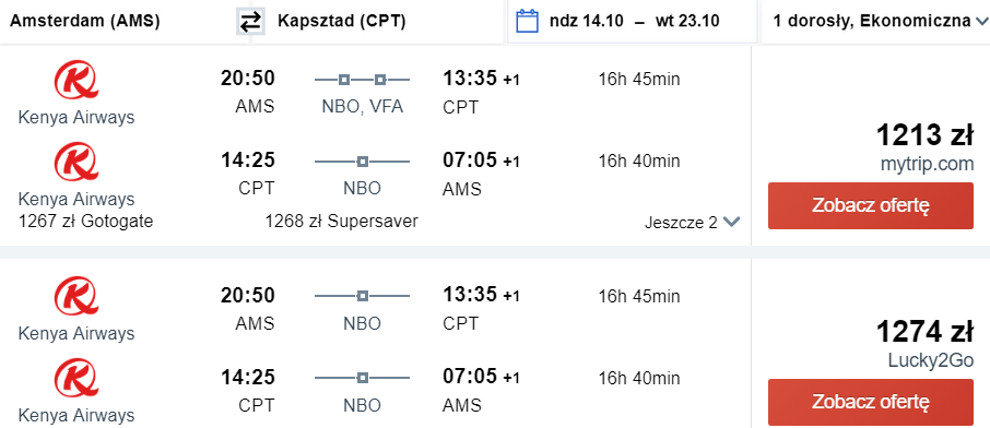 rezerwacja lotów