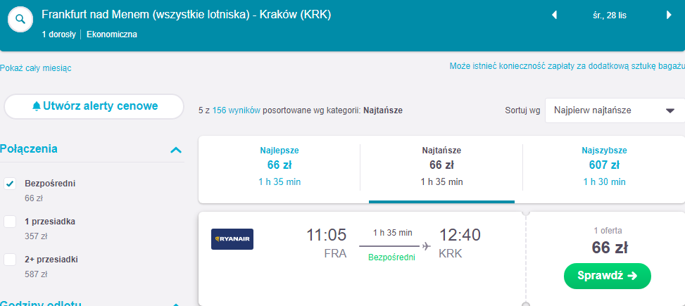 Rezerwacja przelotów