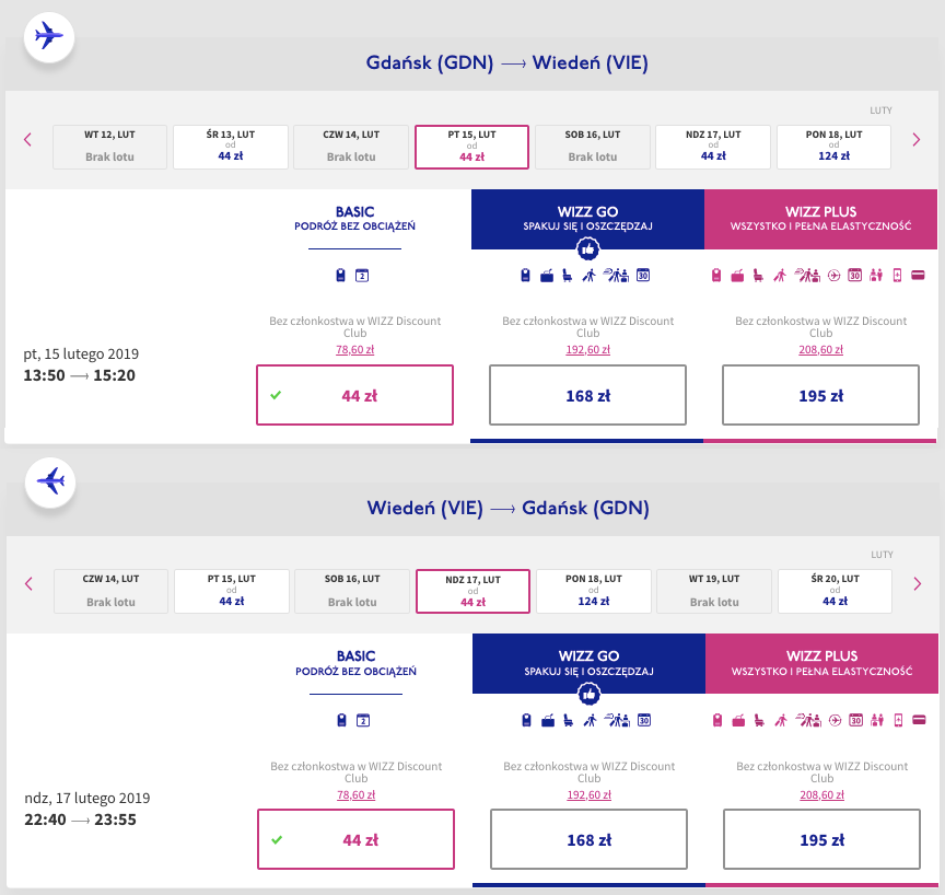 zarzerwuj loty do wiednia