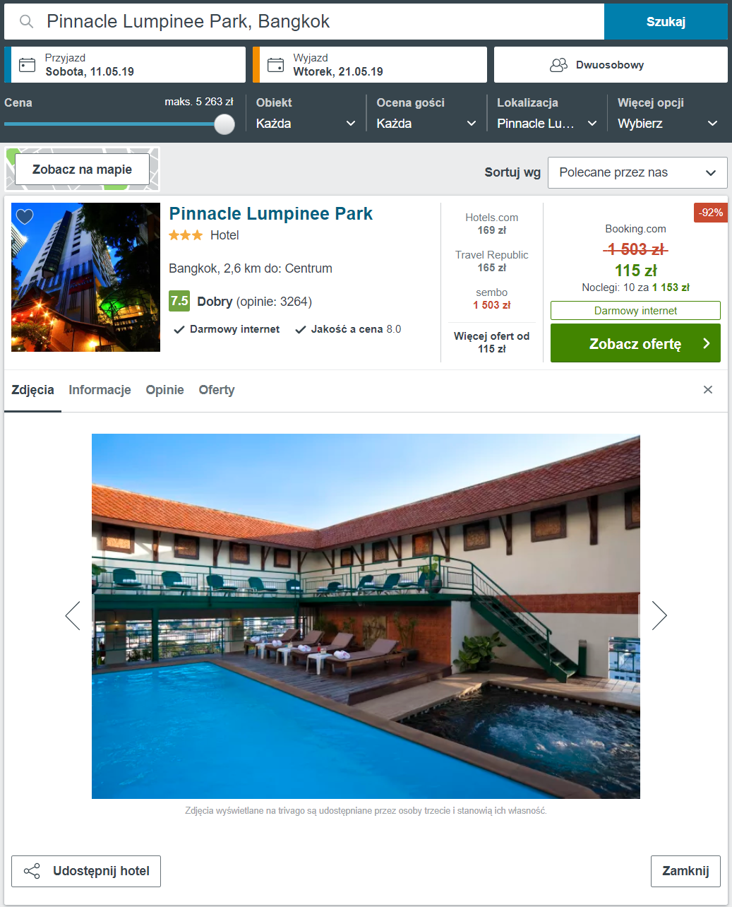 noclegi bangkok