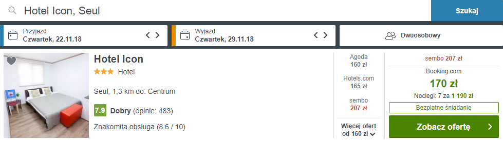 rezerwacja noclegów