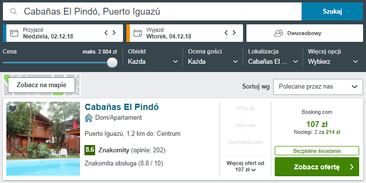 Rezerwacja obiektu