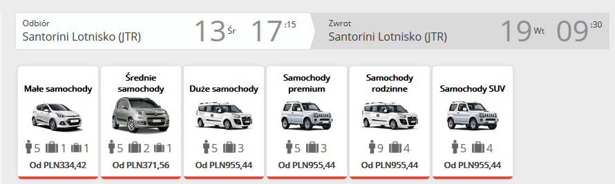 Santorini auto