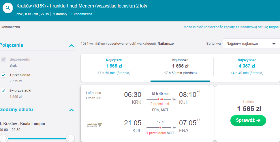 Rezerwacja przelotów
