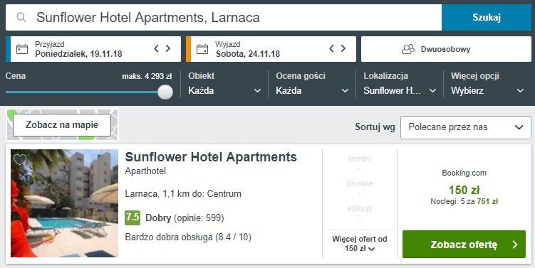 Rezerwacja obiektu