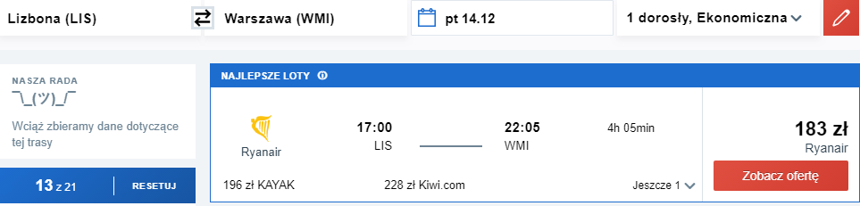 Rezerwacja przelotów