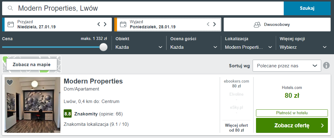 Lwów noclegi