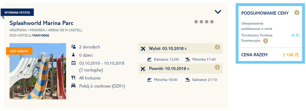 minoraka wczasy