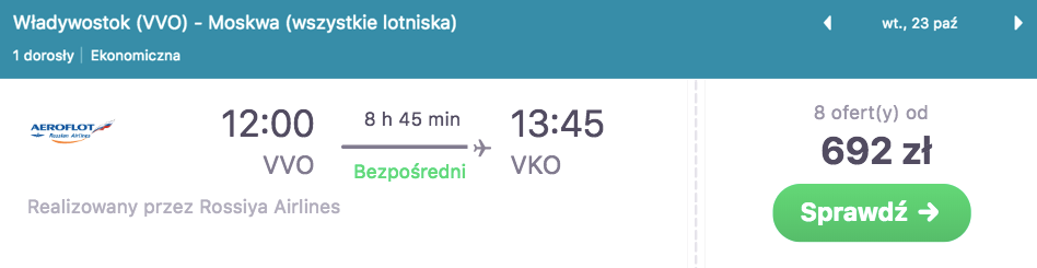 zarezerwuj lot do moskwy