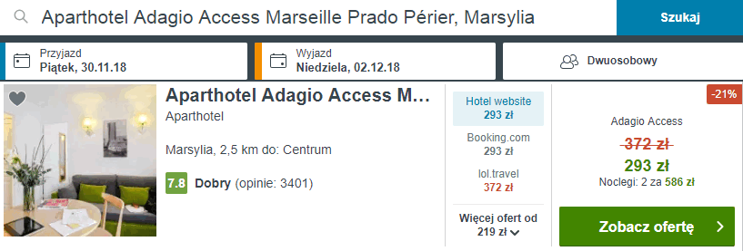 hotel addagio marsylia