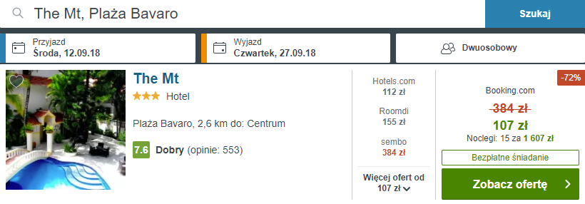 rezerwacja noclegów