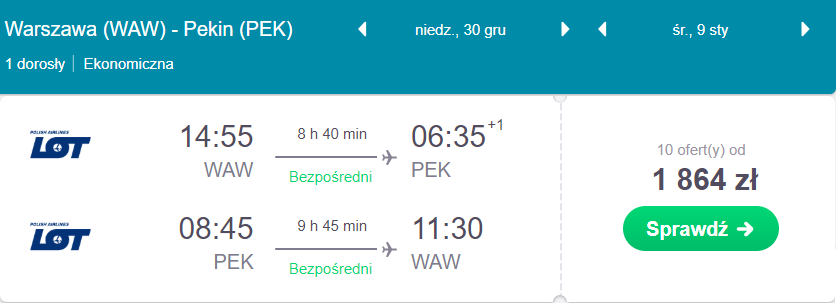 pekin z warszawy