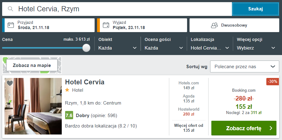 Rzym noclegi