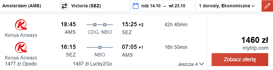 rezerwacja lotów