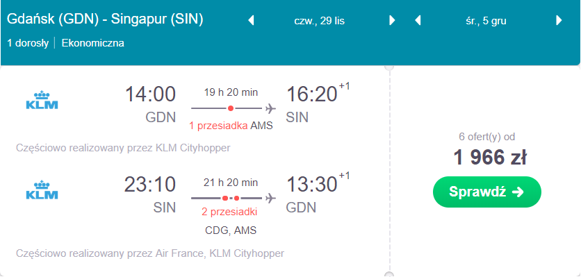 singapur z gdańska