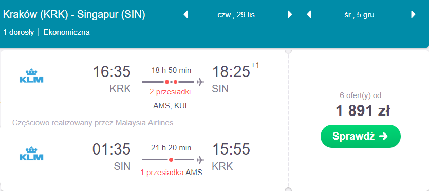 singapur z krakowa
