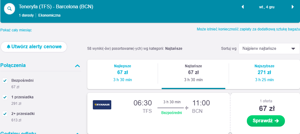 Rezerwacja przelotów