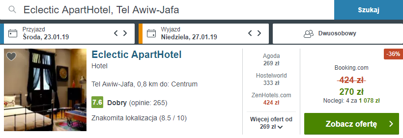 rezerwacja noclegów