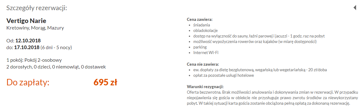 Rezerwacja hotelu