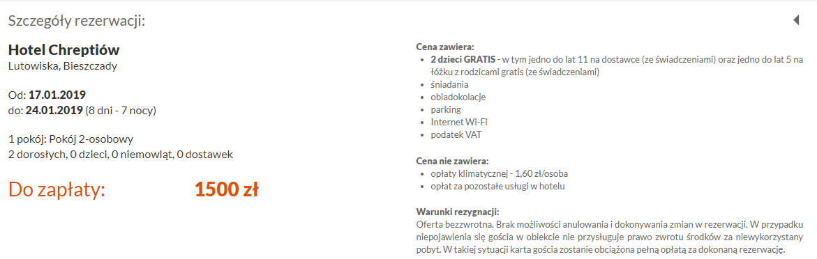 rezerwacja hotelu