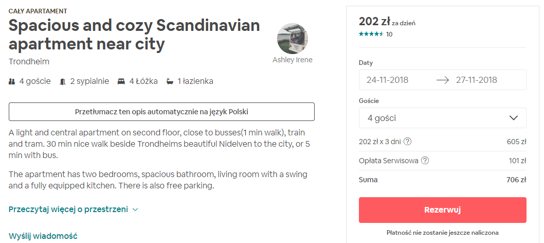 Trondheim apartament