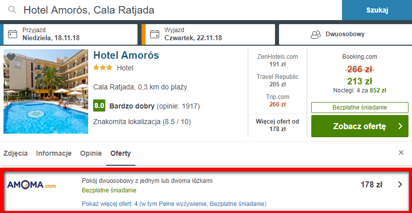 rezerwacja noclegów