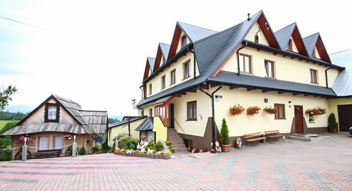 Widok pensjonatu