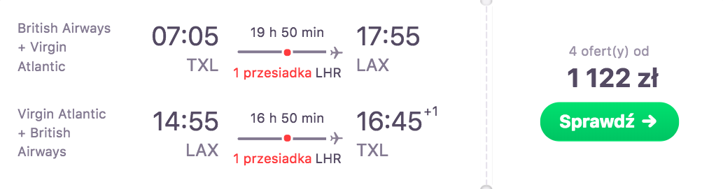 zarzerwuj loty do los angeles