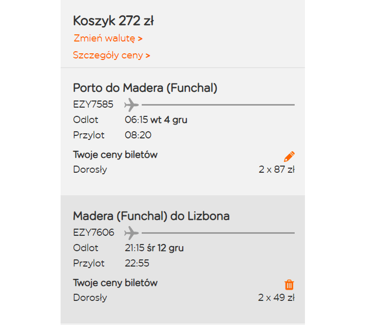 rezerwacja lotów na maderę