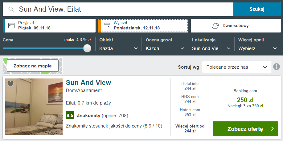 Ejlat noclegi