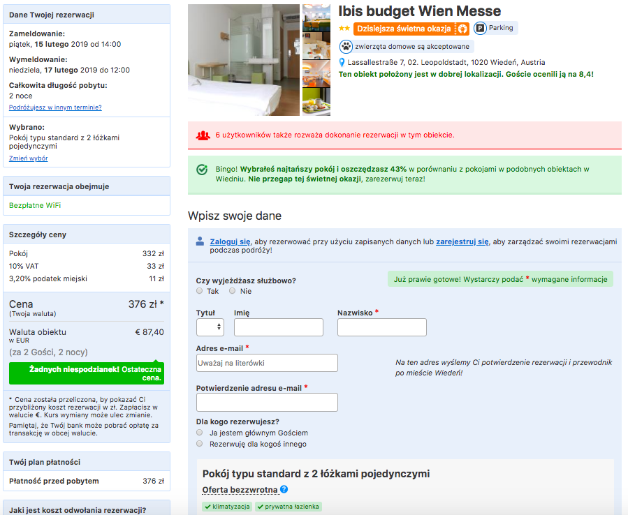 zarzerwuj hotel w wiedniu