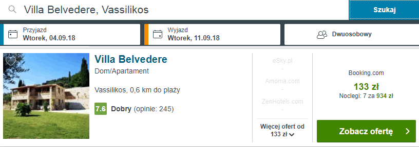 villa belvedere zakynthos