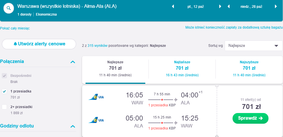 Rezerwacja przelotów