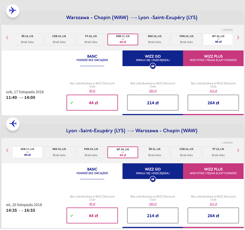 zarezerwuj loty do lyonu