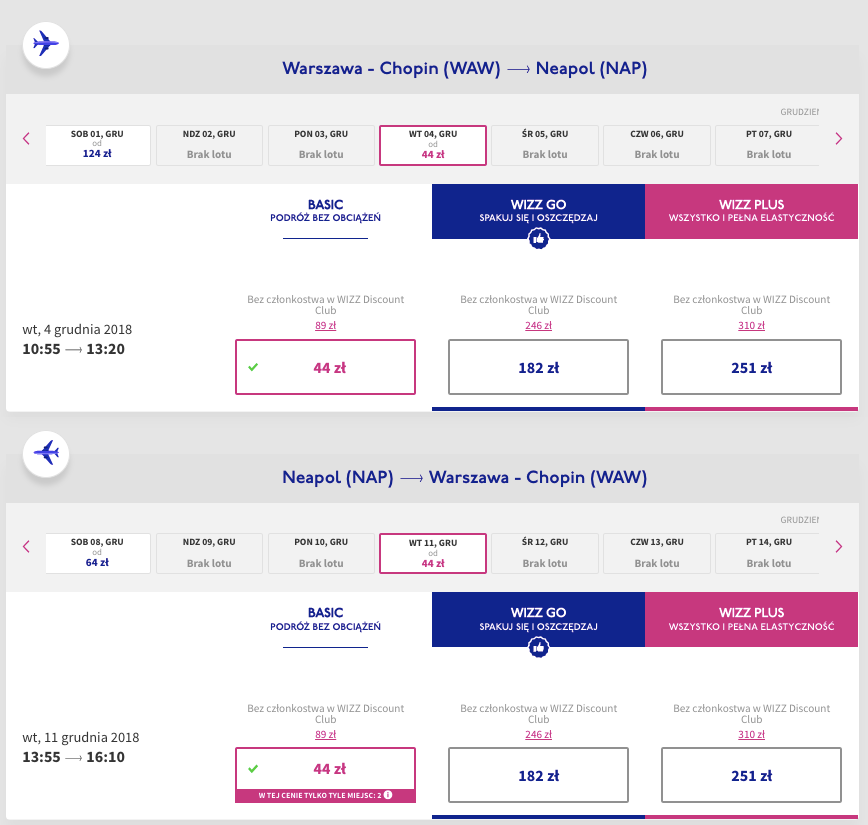 zarzerwuj loty do neapolu