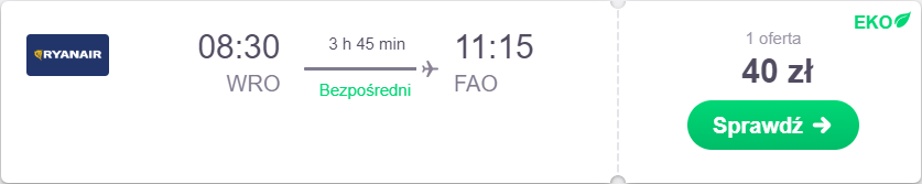 faro z wrocławia tanio