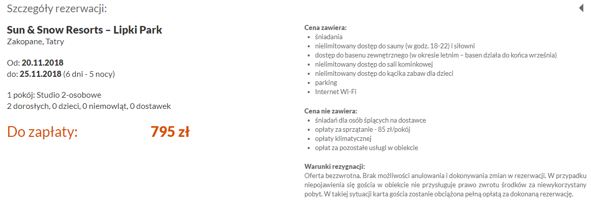 rezerwacja noclegów