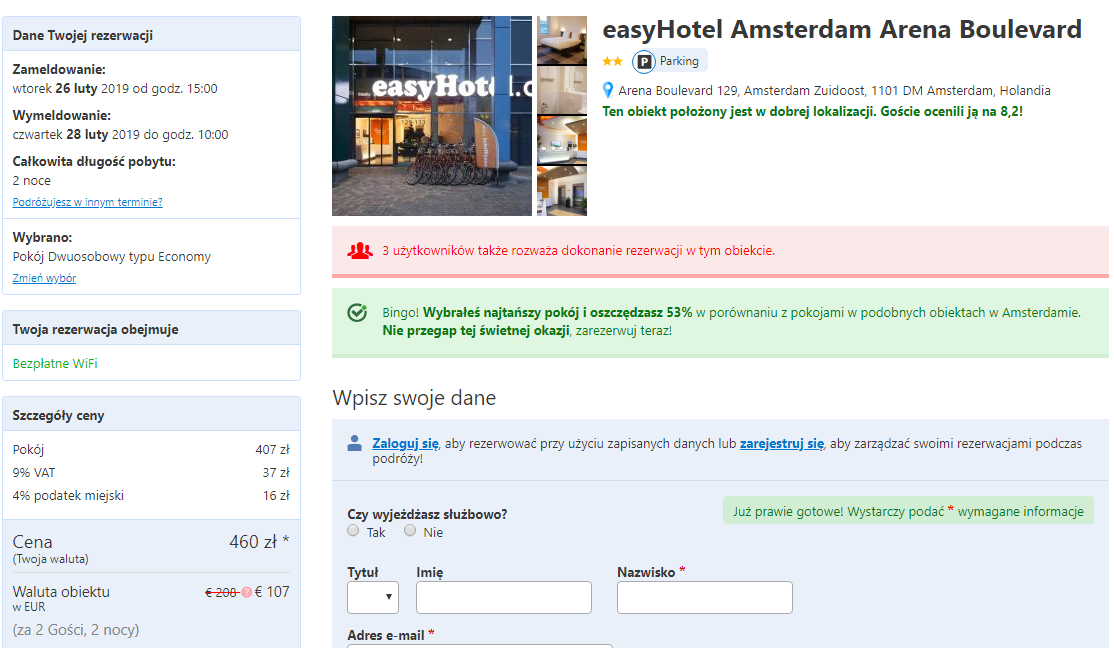Amsterdam hotel