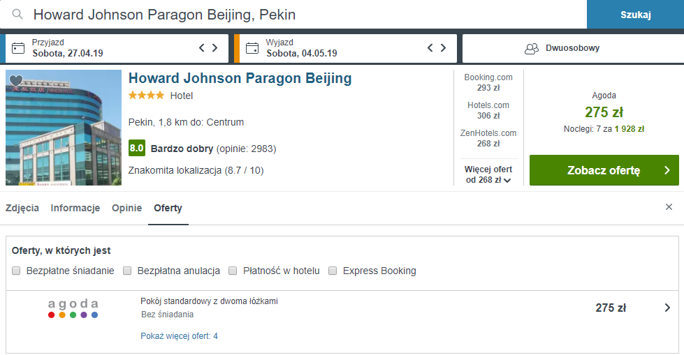 rezerwacja noclegów