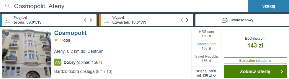 rezerwacja noclegów