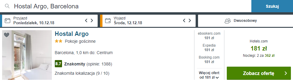 rezerwacja noclegów