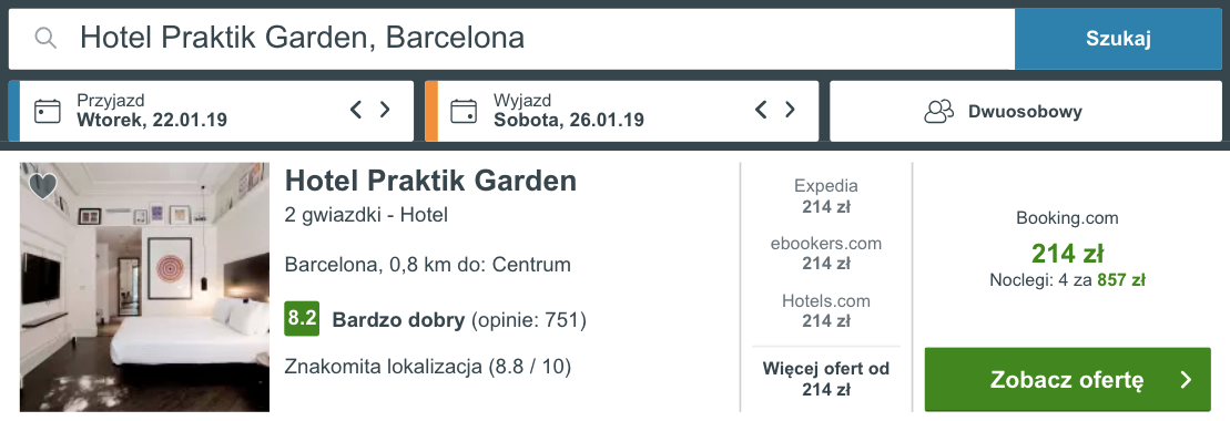 zarezerwuj hotel w barcelonie