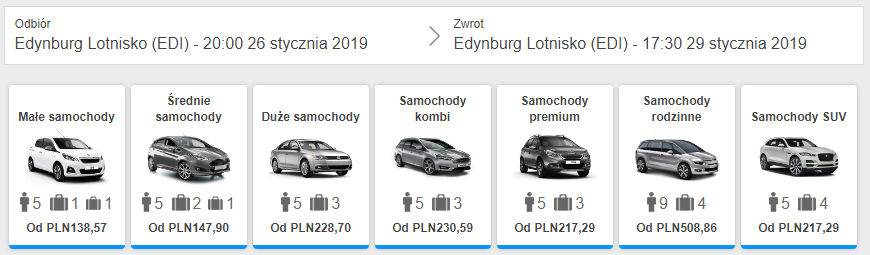Edynburg auto