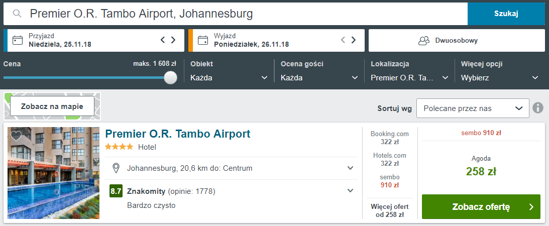 Johannesburg hotel